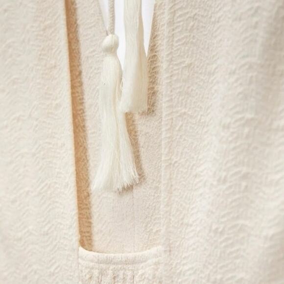 Zara Cream White Embroidered Floral Lace V-neck Sleeveless Romper Jumpsuit Sz S - Picture 7 of 16